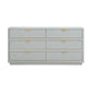 Julieta 62 Acacia Wood 6 Drawer Dresser by TOV B54252
