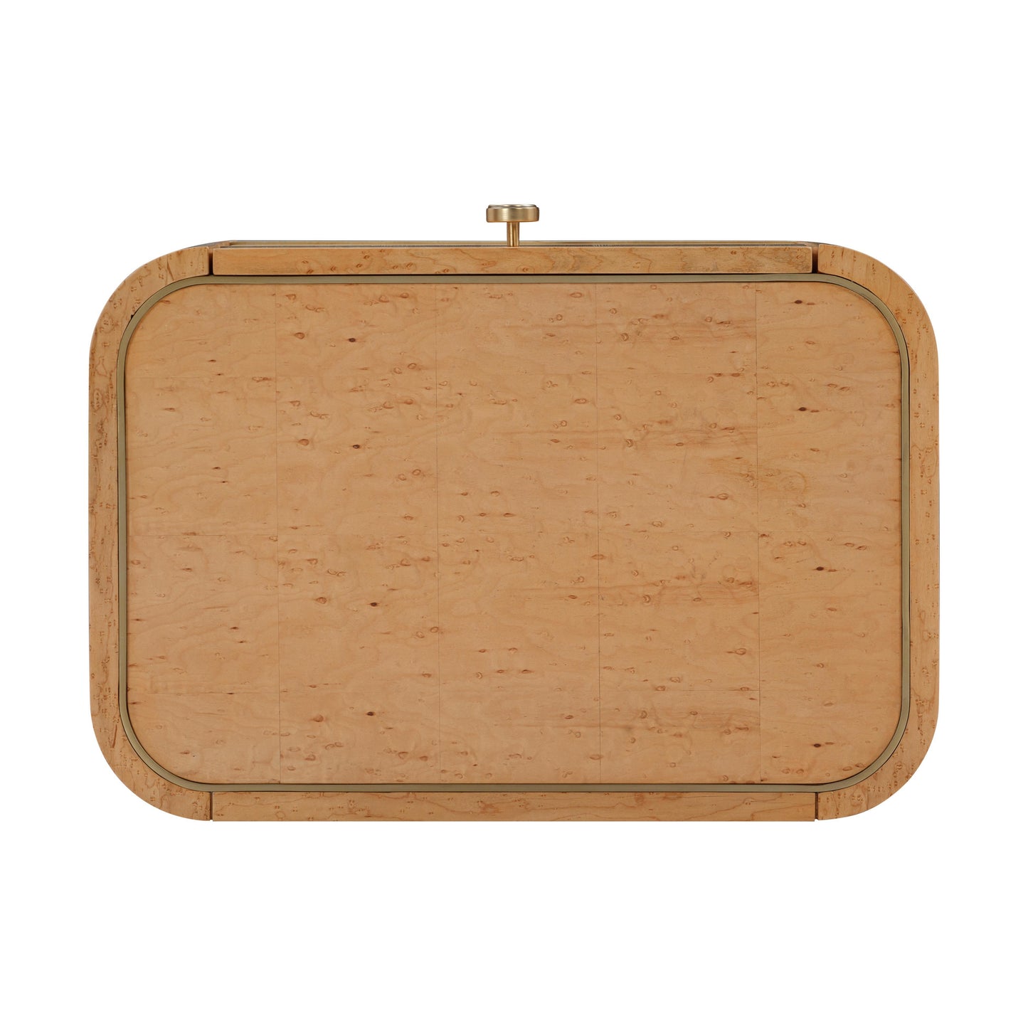 Abigail 22 Natural Birdseye Maple 3 Drawer Nightstand by TOV B54255