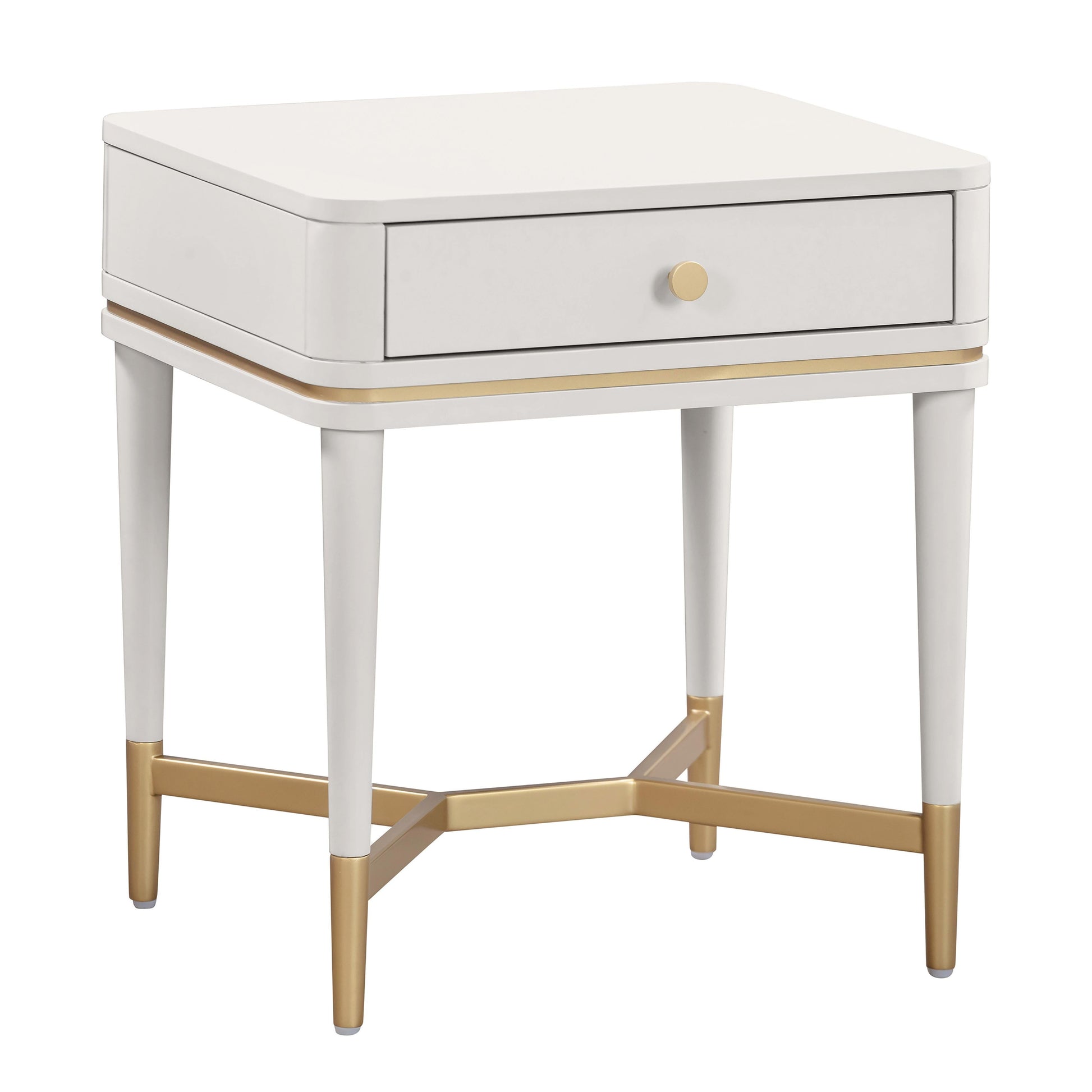 Julieta 19 Acacia Wood Nightstand With Drawer by TOV B54258