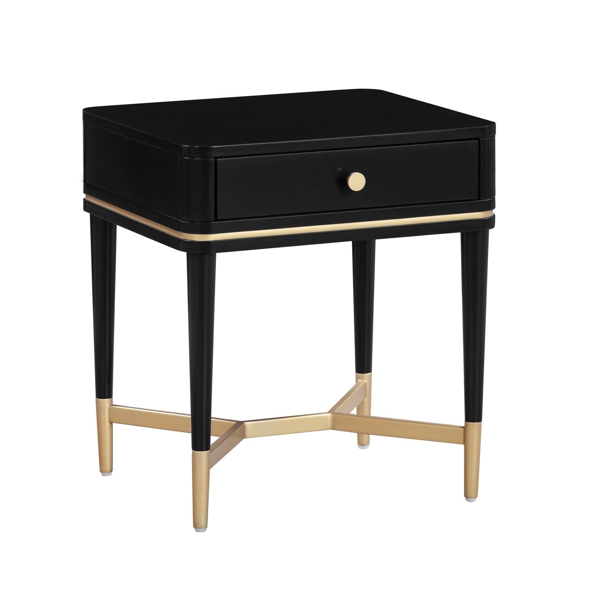 Julieta 19 Acacia Wood Nightstand With Drawer by TOV B54258
