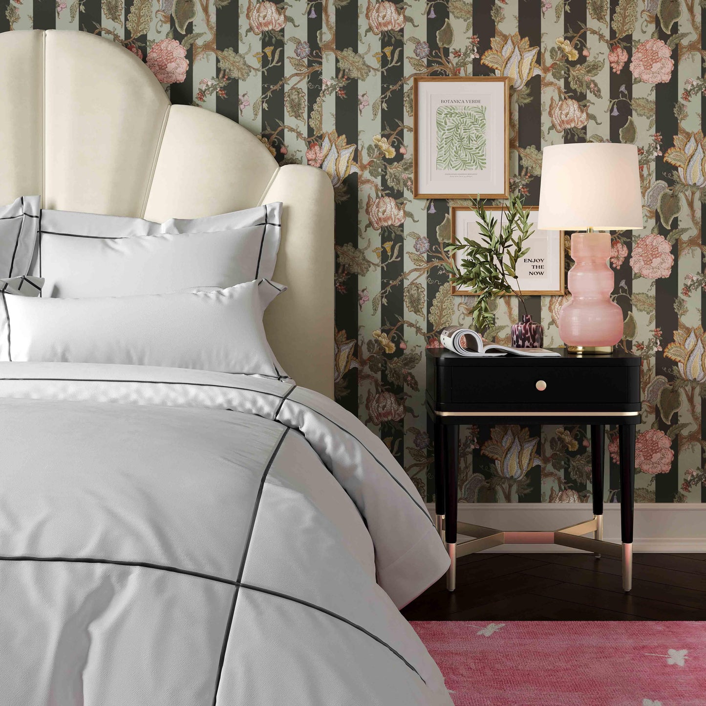 Julieta 19 Acacia Wood Nightstand With Drawer by TOV B54258