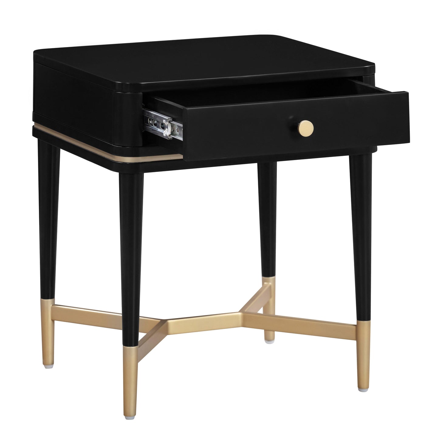 Julieta 19 Acacia Wood Nightstand With Drawer by TOV B54258