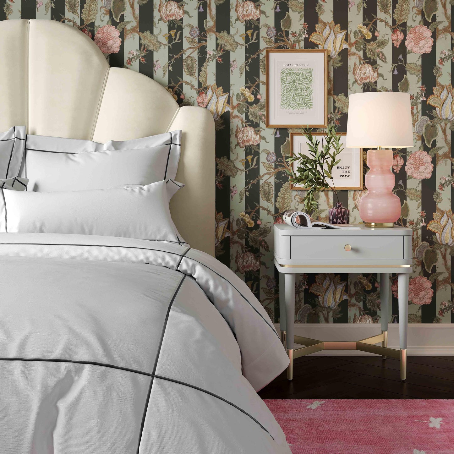 Julieta 19 Acacia Wood Nightstand With Drawer by TOV B54257