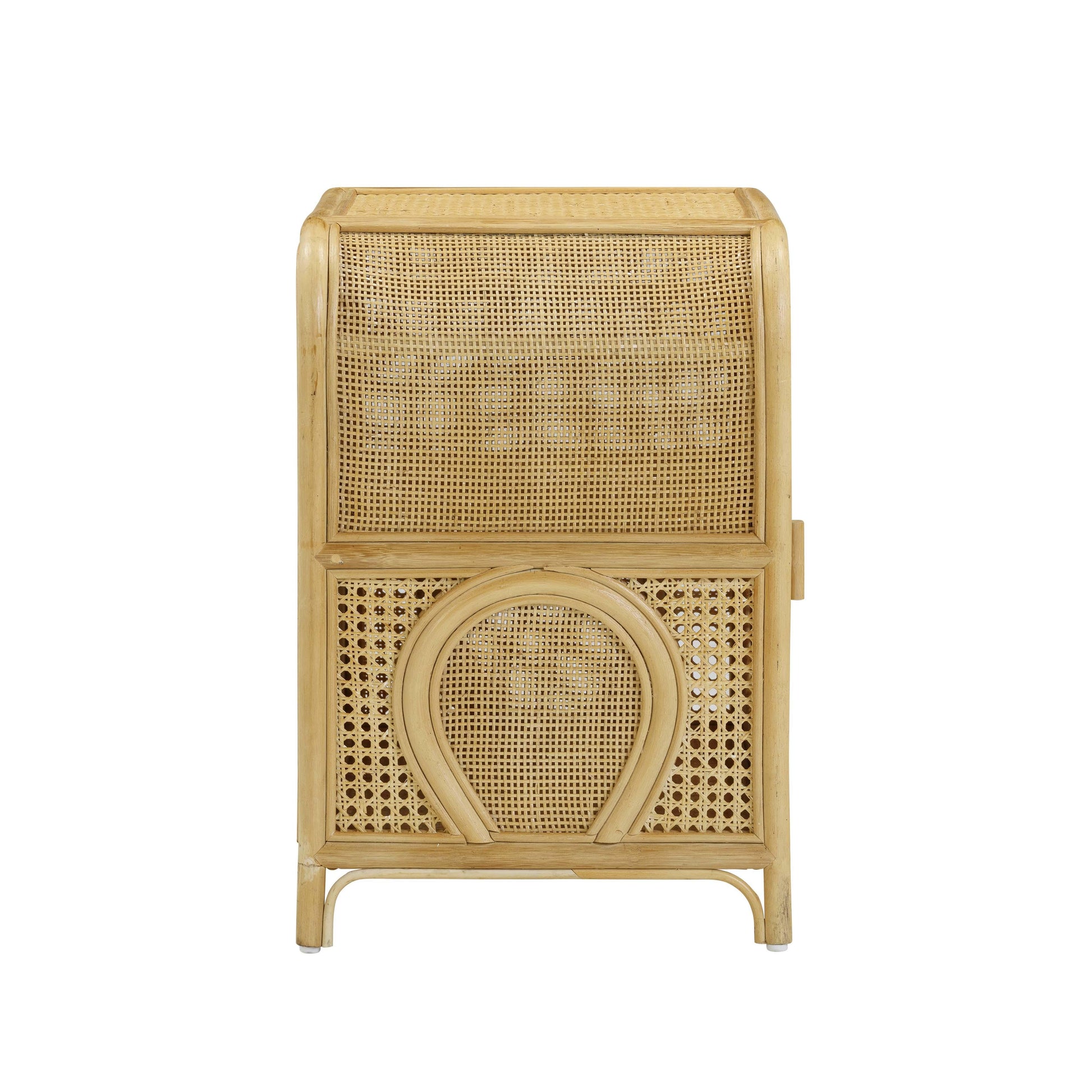 Tina 27 Rattan Nightstand With Storage by TOV B54313