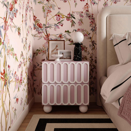 Tori Motif Mauve Nightstand by TOV Furniture – photo 2 of 9