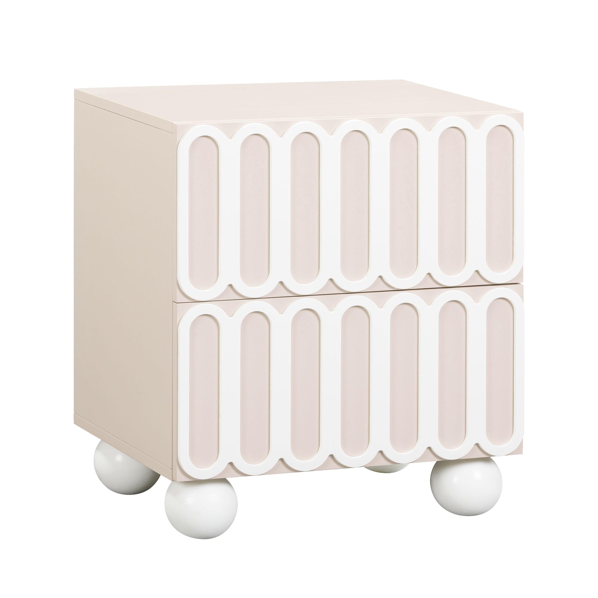 Tori 23 Motif 2 Drawer Nightstand by TOV B54321