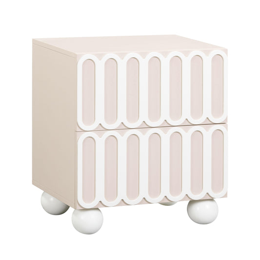 Tori 23 Motif 2 Drawer Nightstand by TOV B54321