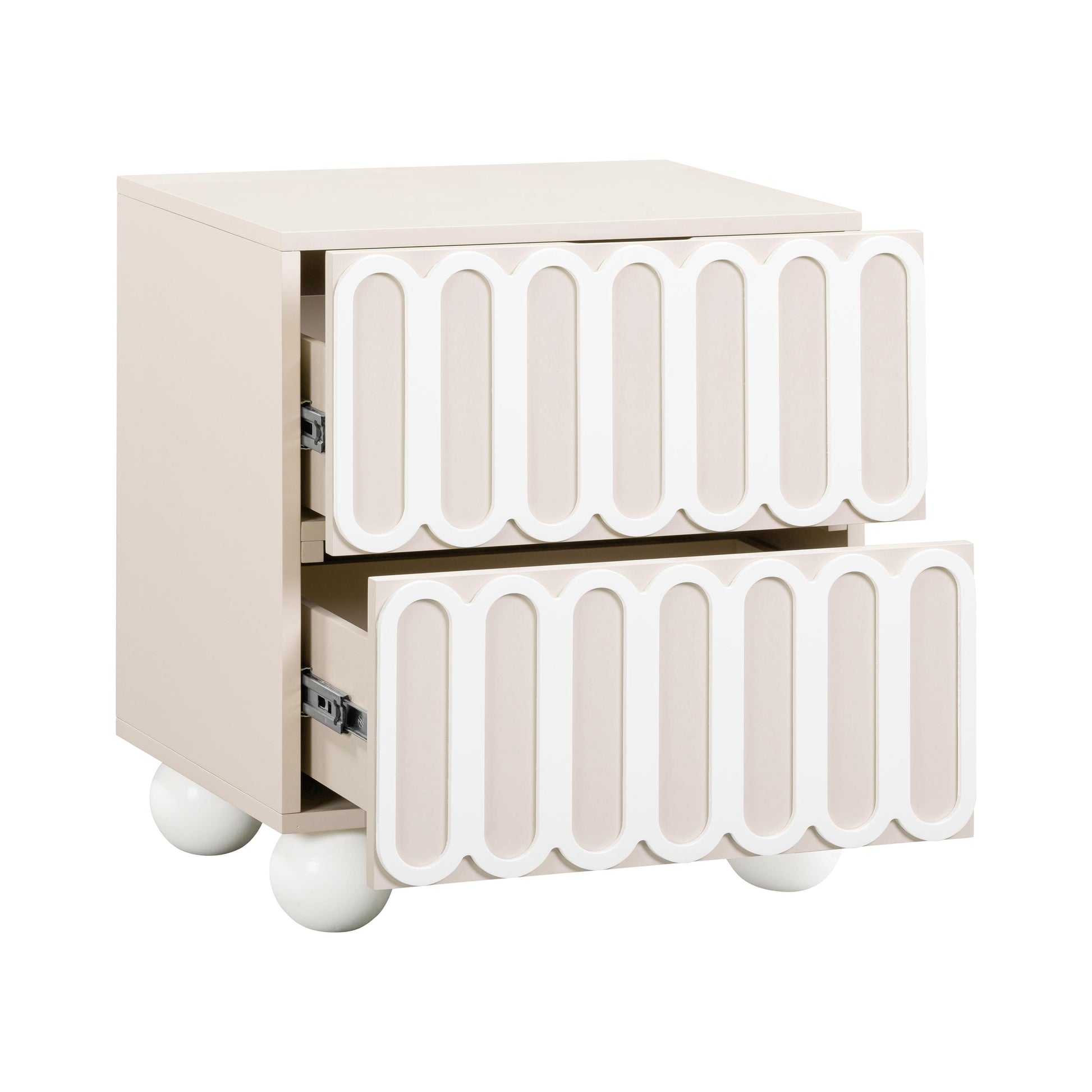 Tori 23 Motif 2 Drawer Nightstand by TOV B54374