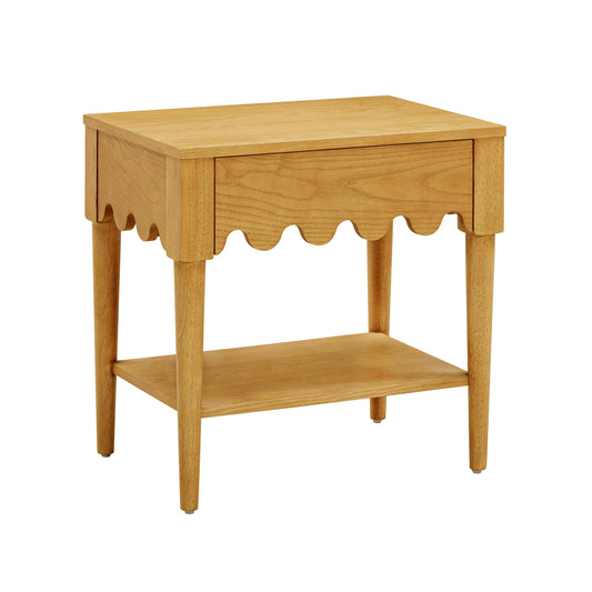 Oodle 24 Natural Ash Nightstand With Drawer by TOV B54325