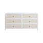 Patty 62 Rattan 6 Drawer Dresser by TOV B69361