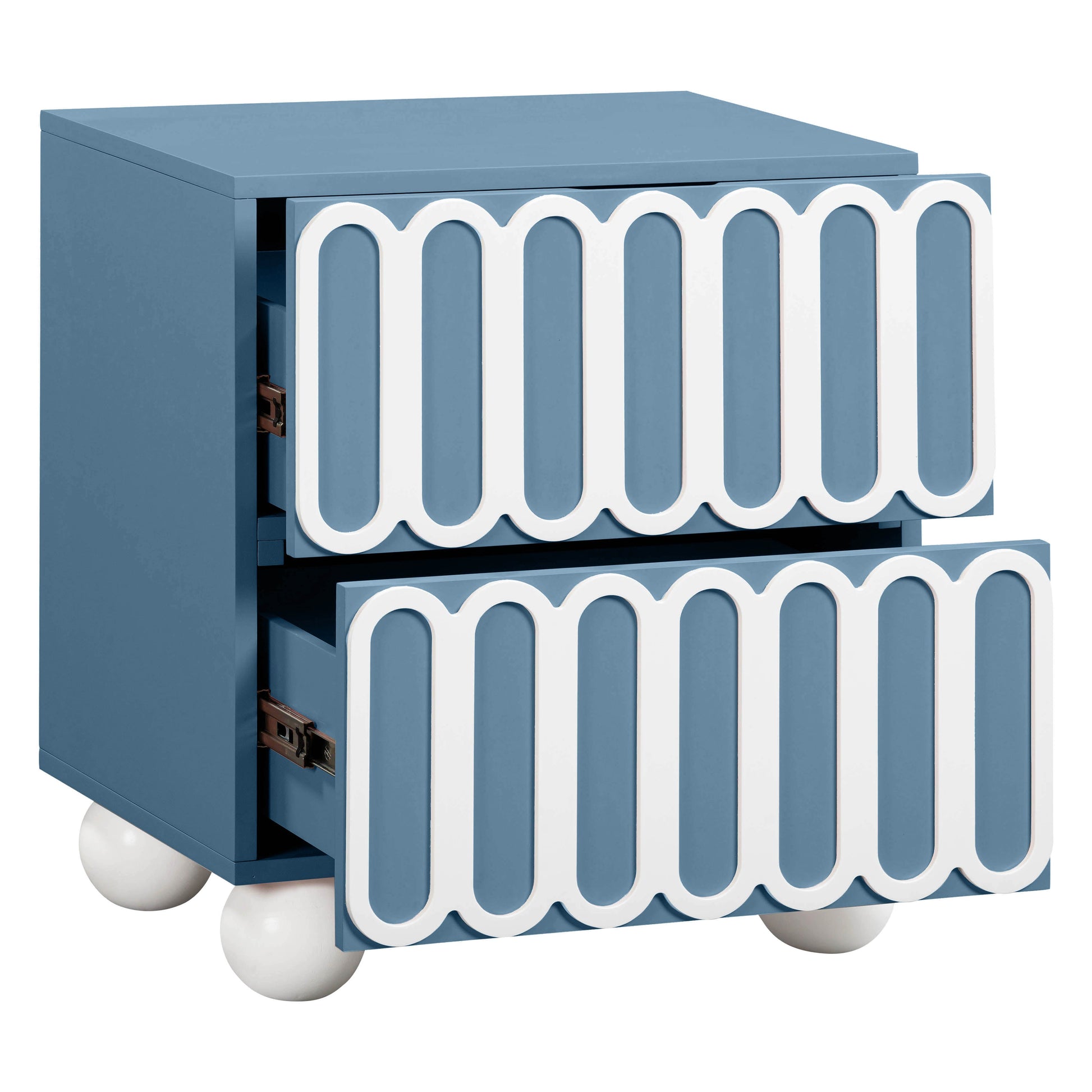 Tori 23 Motif 2 Drawer Nightstand by TOV B54374