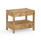 Brandyss 26 Burl 2 Drawer Nightstand by TOV B54387