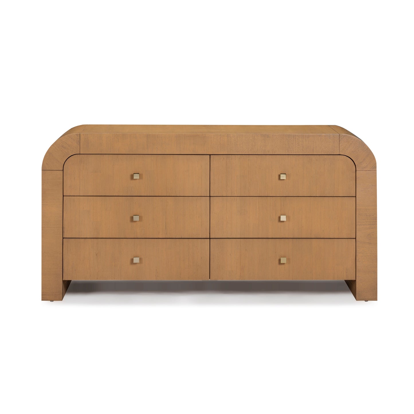 Hump 62" Arched 6-Drawer Dresser Natural by Tov Furniture