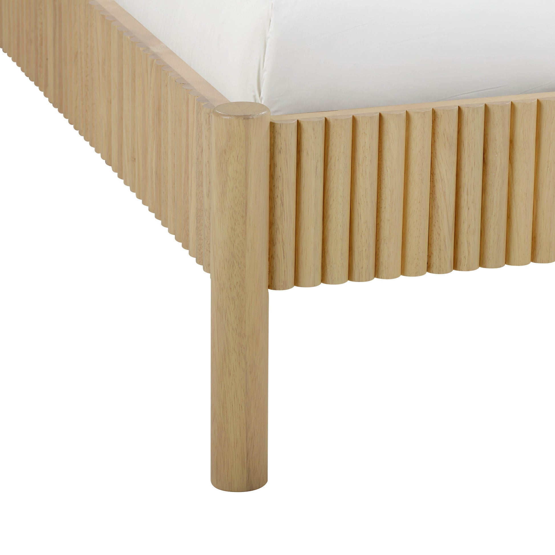 Tyla Natural Wood Bed by TOV B54410