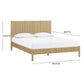 Tyla Natural Wood Bed by TOV B54410