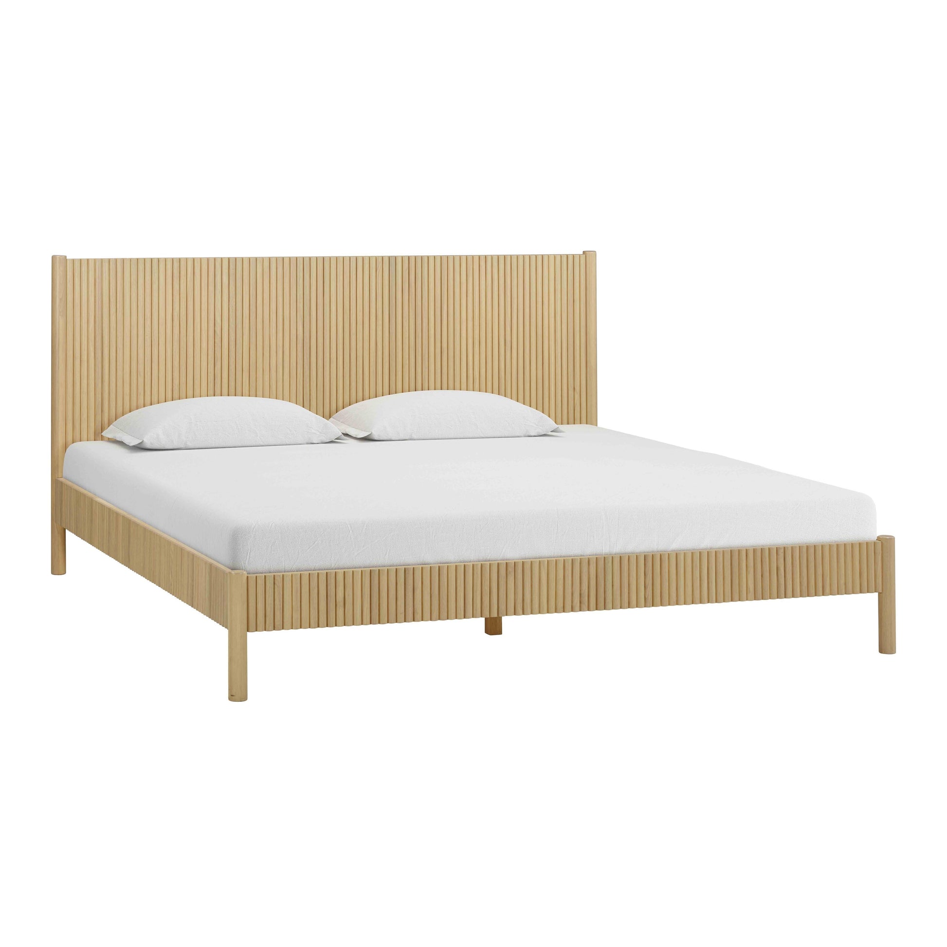 Tyla Natural Wood Bed by TOV B54410