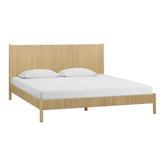 Tyla Natural Wood Bed by TOV B54410