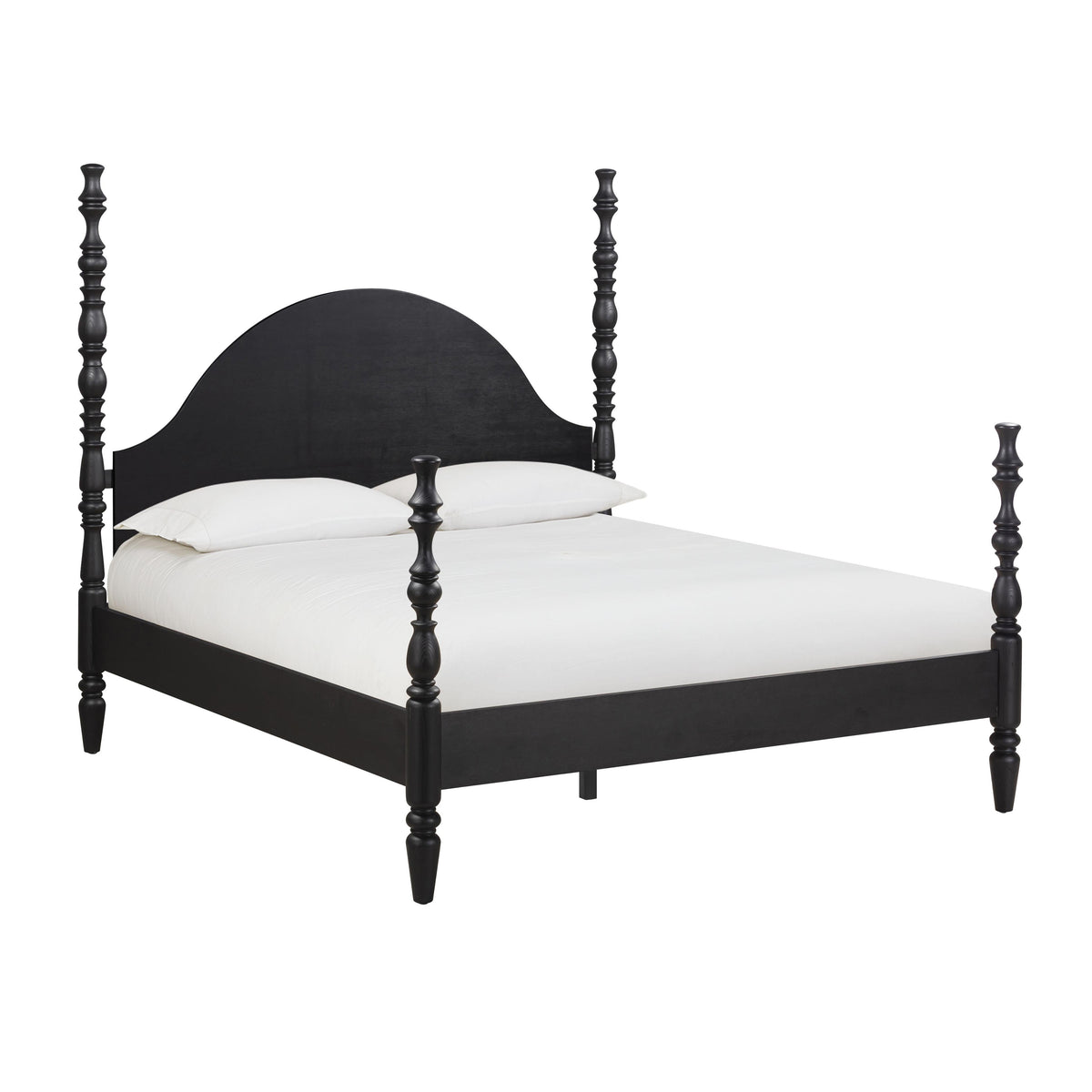 Rosalie Black Ash King Bed by TOV Furniture – photo 1 of 10