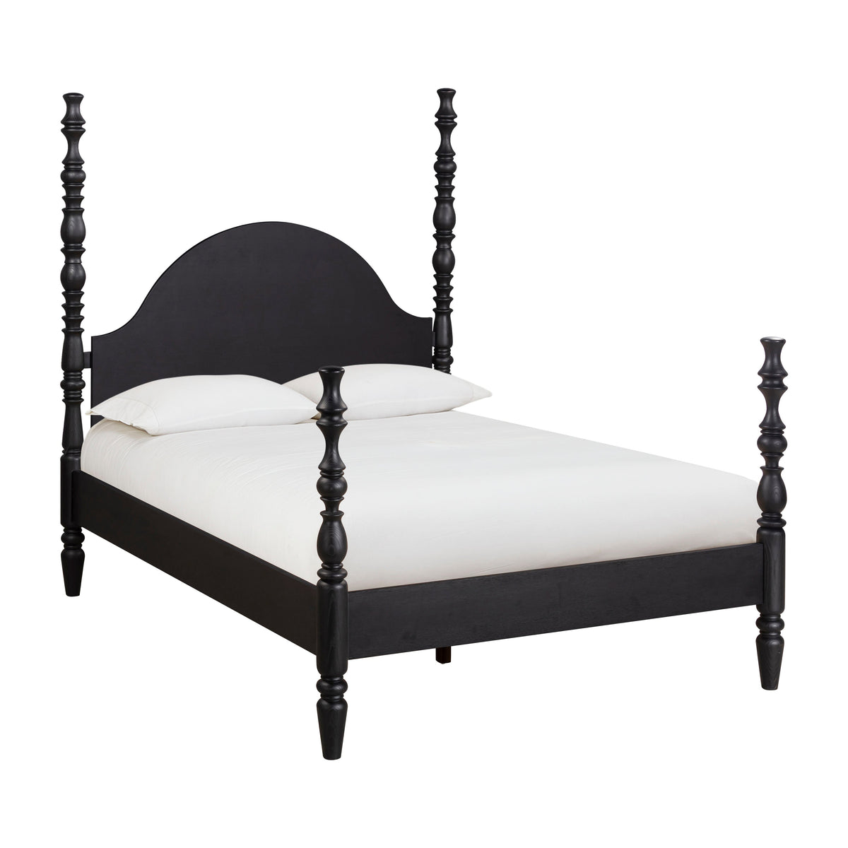 Rosalie Black Ash Queen Bed by TOV Furniture – photo 1 of 10