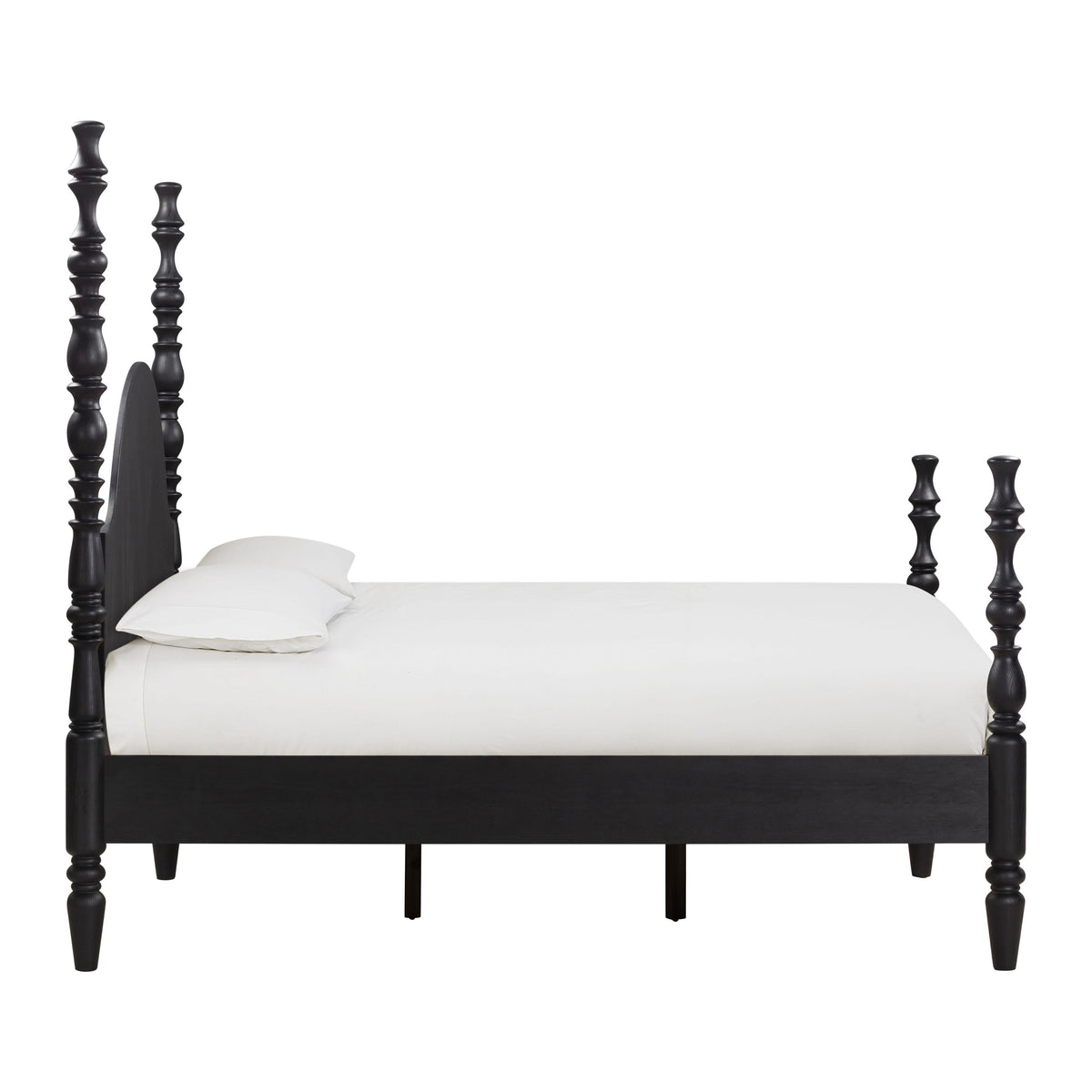 Rosalie Black Ash Queen Bed by TOV Furniture – photo 4 of 10