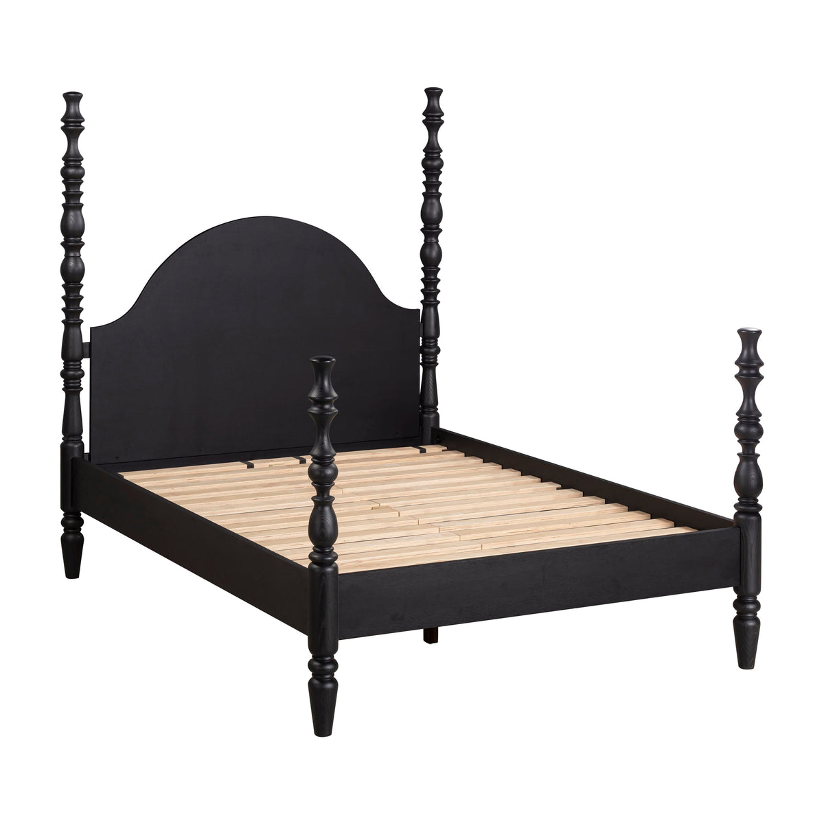 Rosalie Black Ash Queen Bed by TOV Furniture – photo 6 of 10
