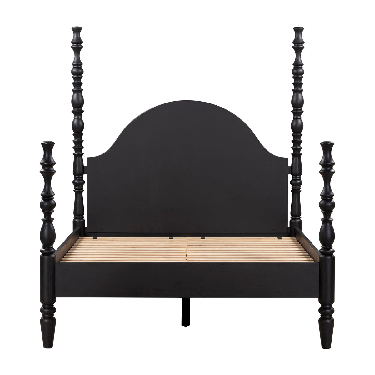 Rosalie Black Ash Queen Bed by TOV Furniture – photo 7 of 10
