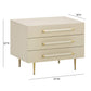 Trident 28 3 Drawer Nightstand by TOV B44075
