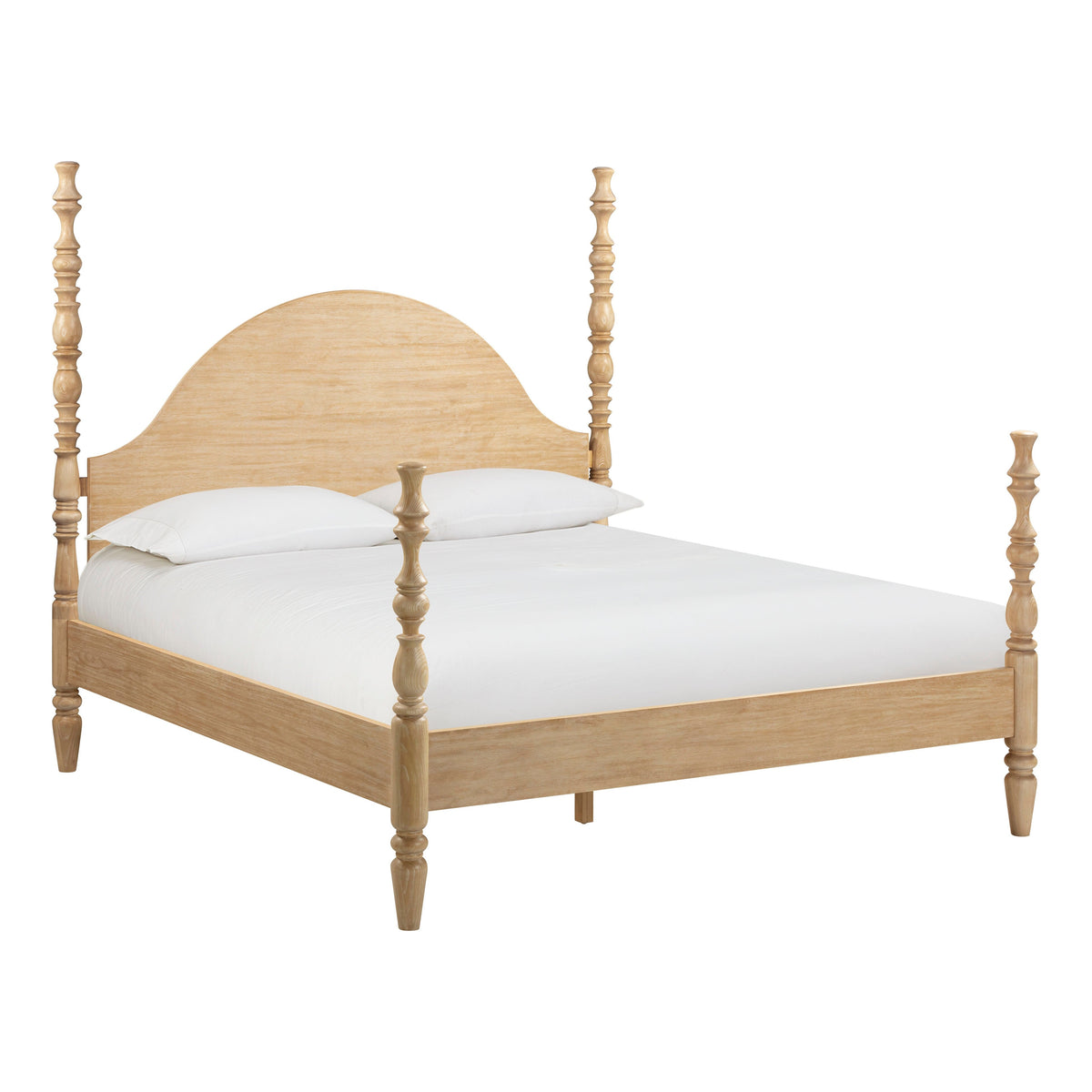 Rosalie Washed Natural Ash King Bed by TOV Furniture – photo 1 of 10