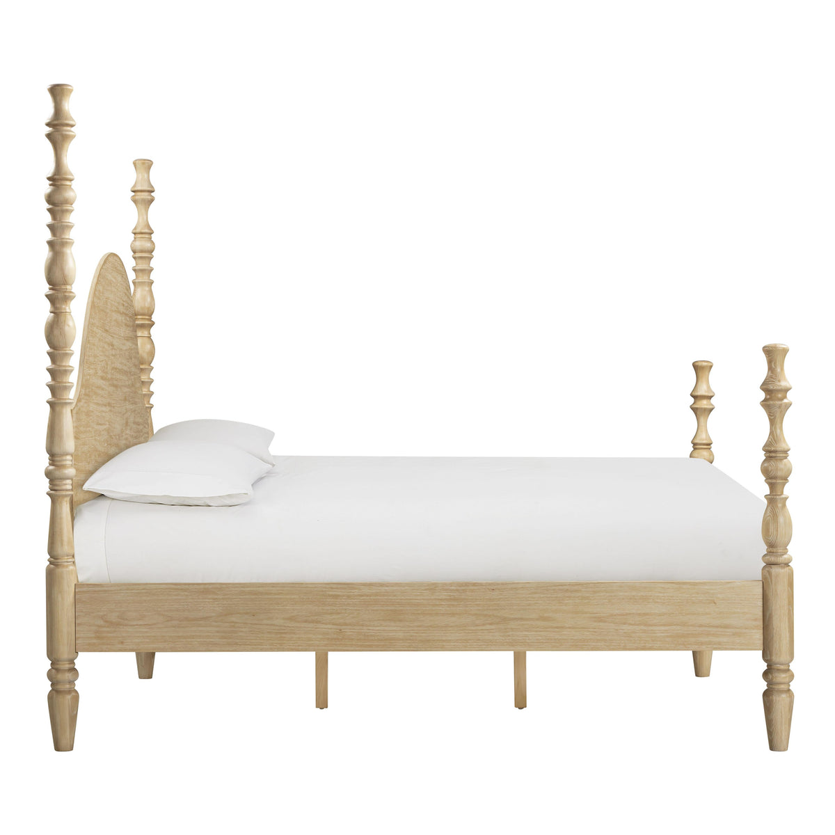 Rosalie Washed Natural Ash King Bed by TOV Furniture – photo 4 of 10