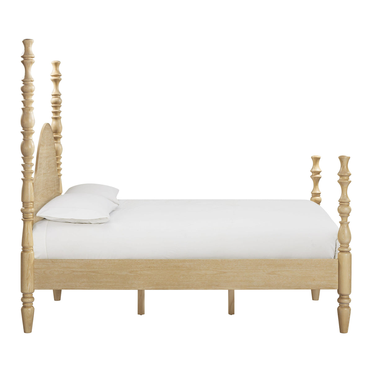Rosalie Washed Natural Ash Queen Bed by TOV Furniture – photo 4 of 10
