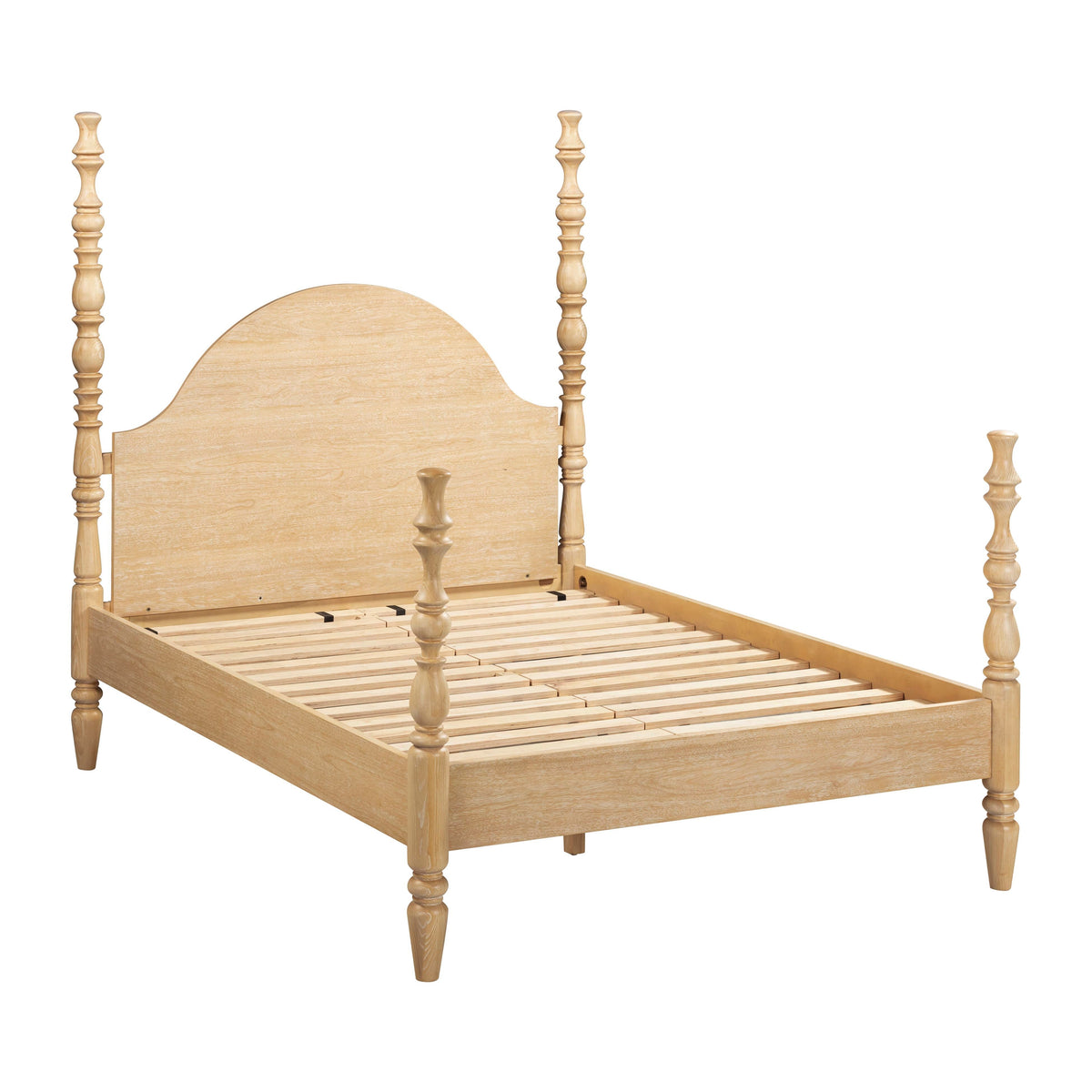 Rosalie Washed Natural Ash Queen Bed by TOV Furniture – photo 6 of 10