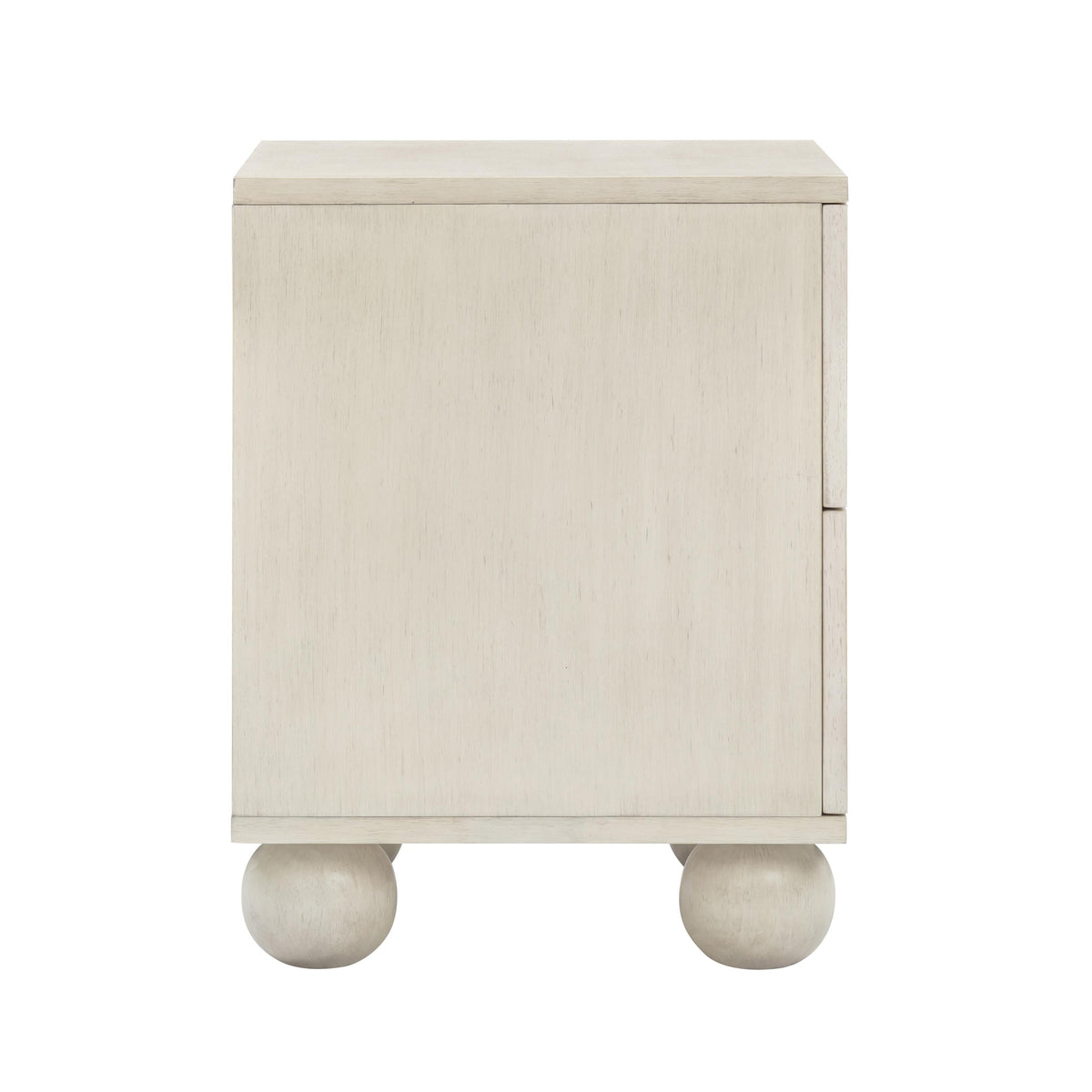 Grappa Whitewashed Wood & Raffia Wavy Nightstand by TOV Furniture – photo 4 of 10