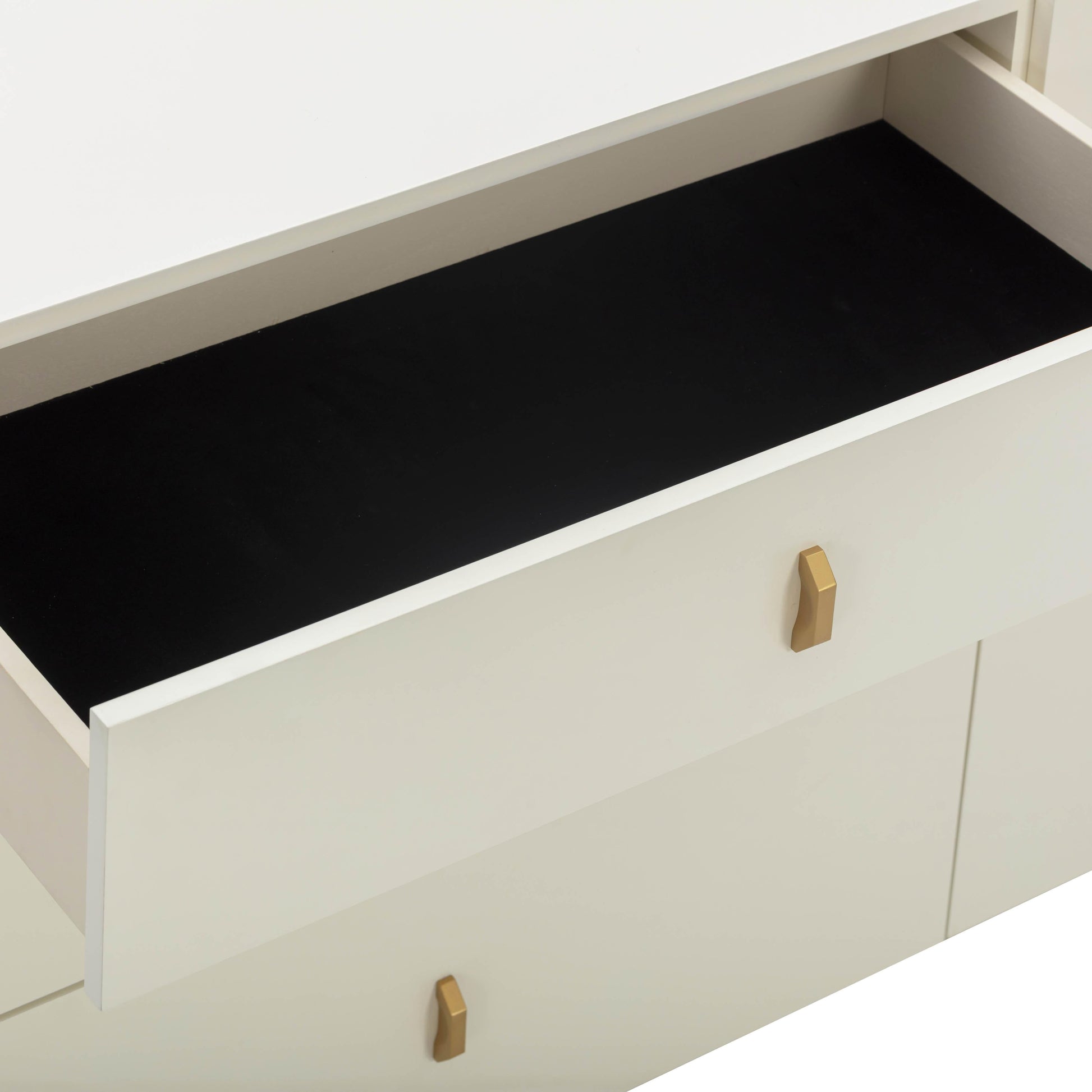 Collins 56" Cream 6-Drawer Dresser Cream by Tov Furniture