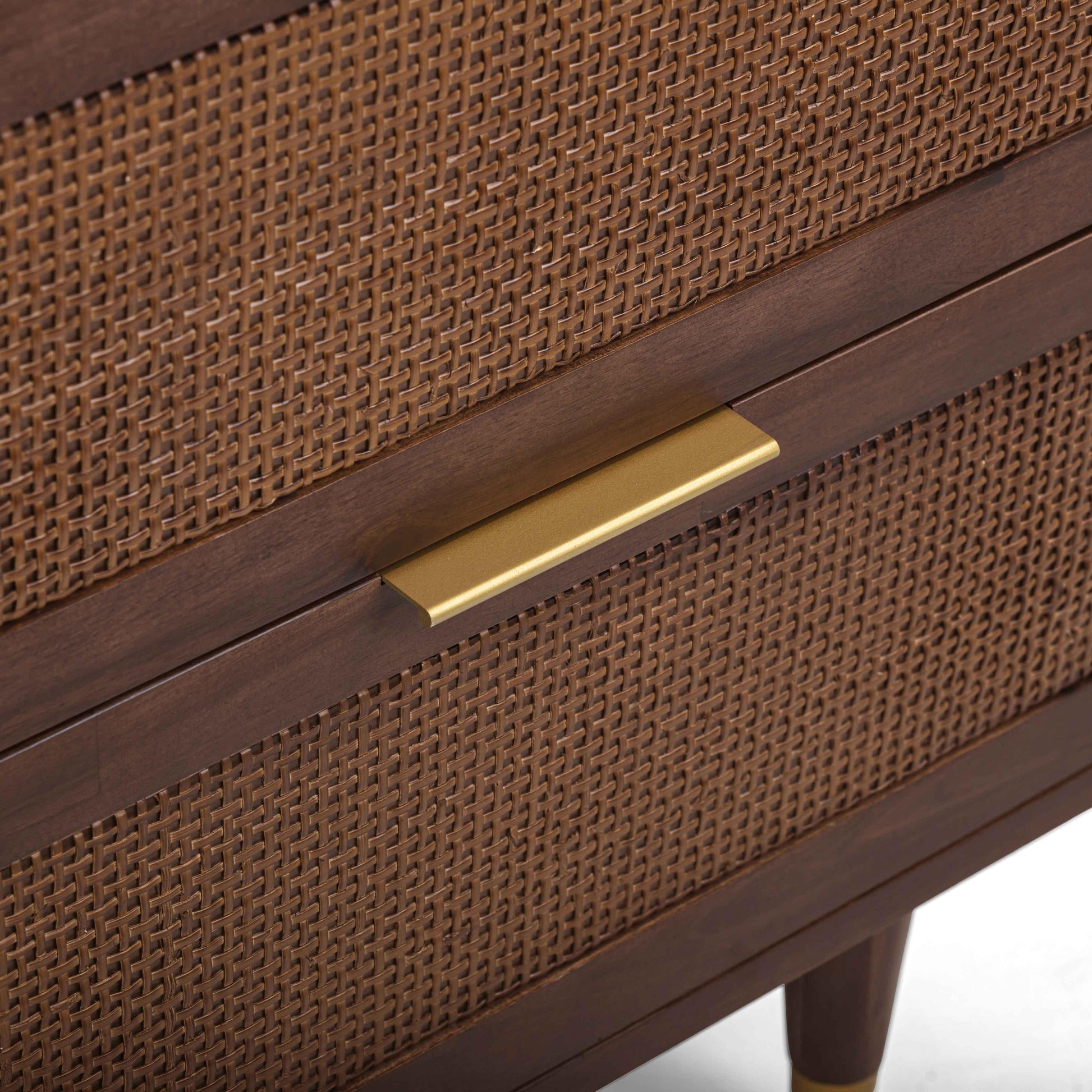 Sierra 22 Cane 2 Drawer Nightstand by TOV B44106