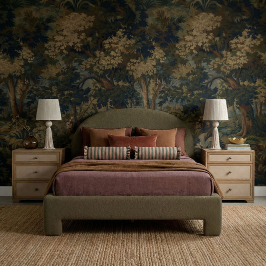 Orphea Performance Boucle Bed by TOV Furniture – several options shown