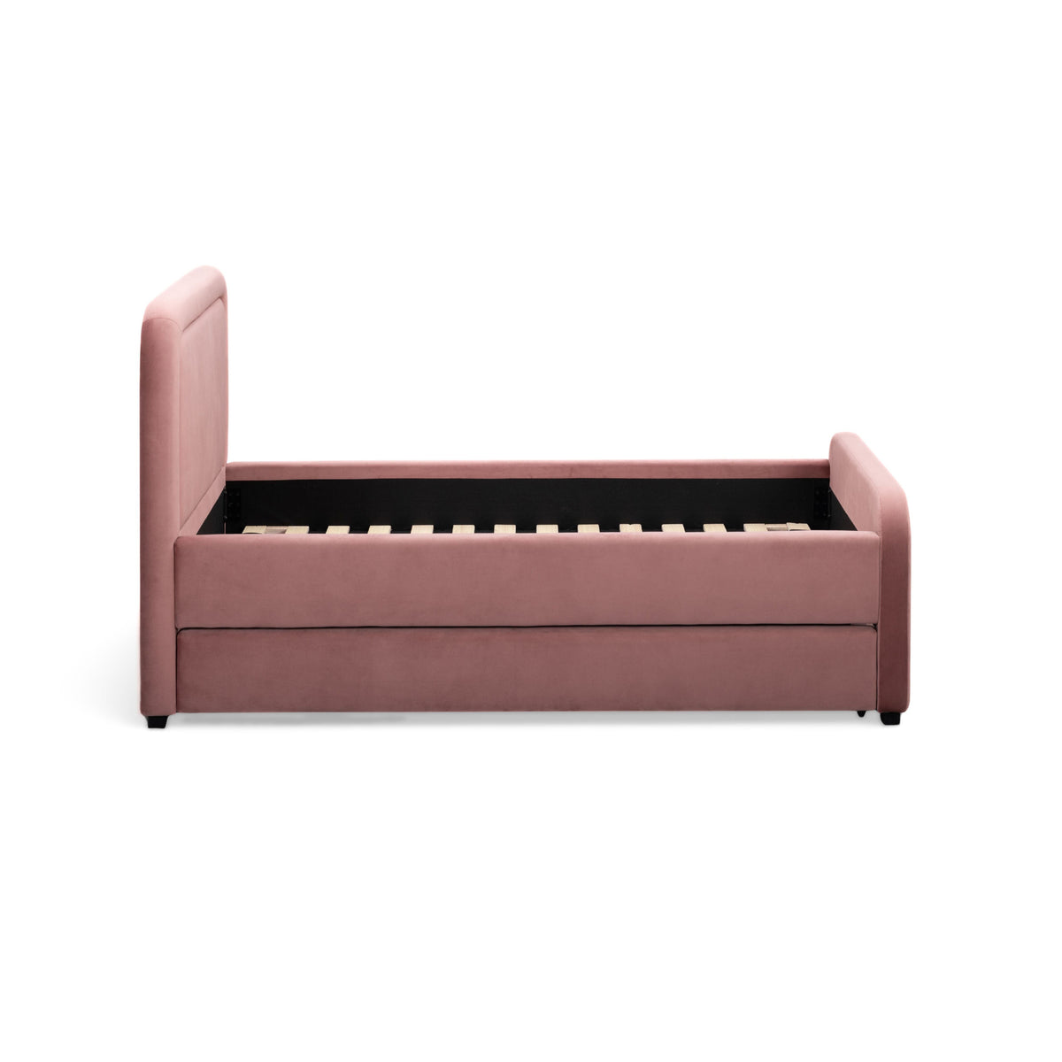 Briella Salmon Performance Velvet Trundle Bed in Twin by TOV Furniture – photo 7 of 10