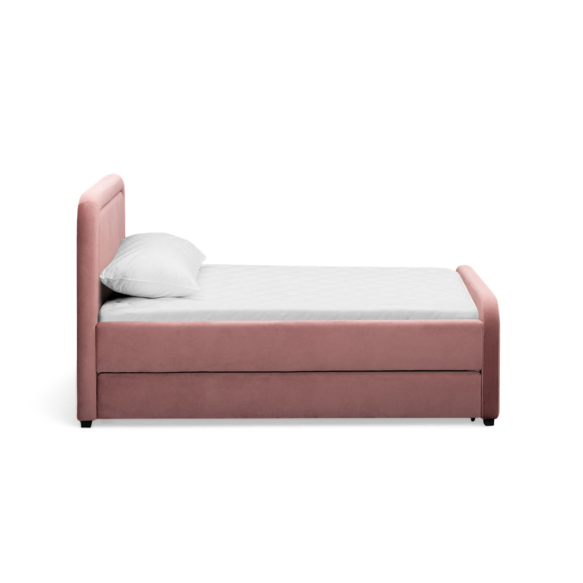 Briella Salmon Performance Velvet Trundle Bed in Twin by TOV Furniture – photo 10 of 10