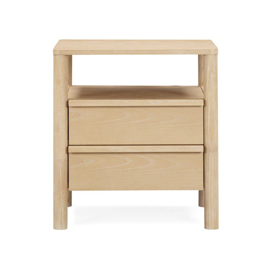 Tyra 22" Natural Cerused Ash Nightstand by TOV Furniture – photo 1 of 8