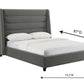 Koah Velvet Bed by TOV B6332
