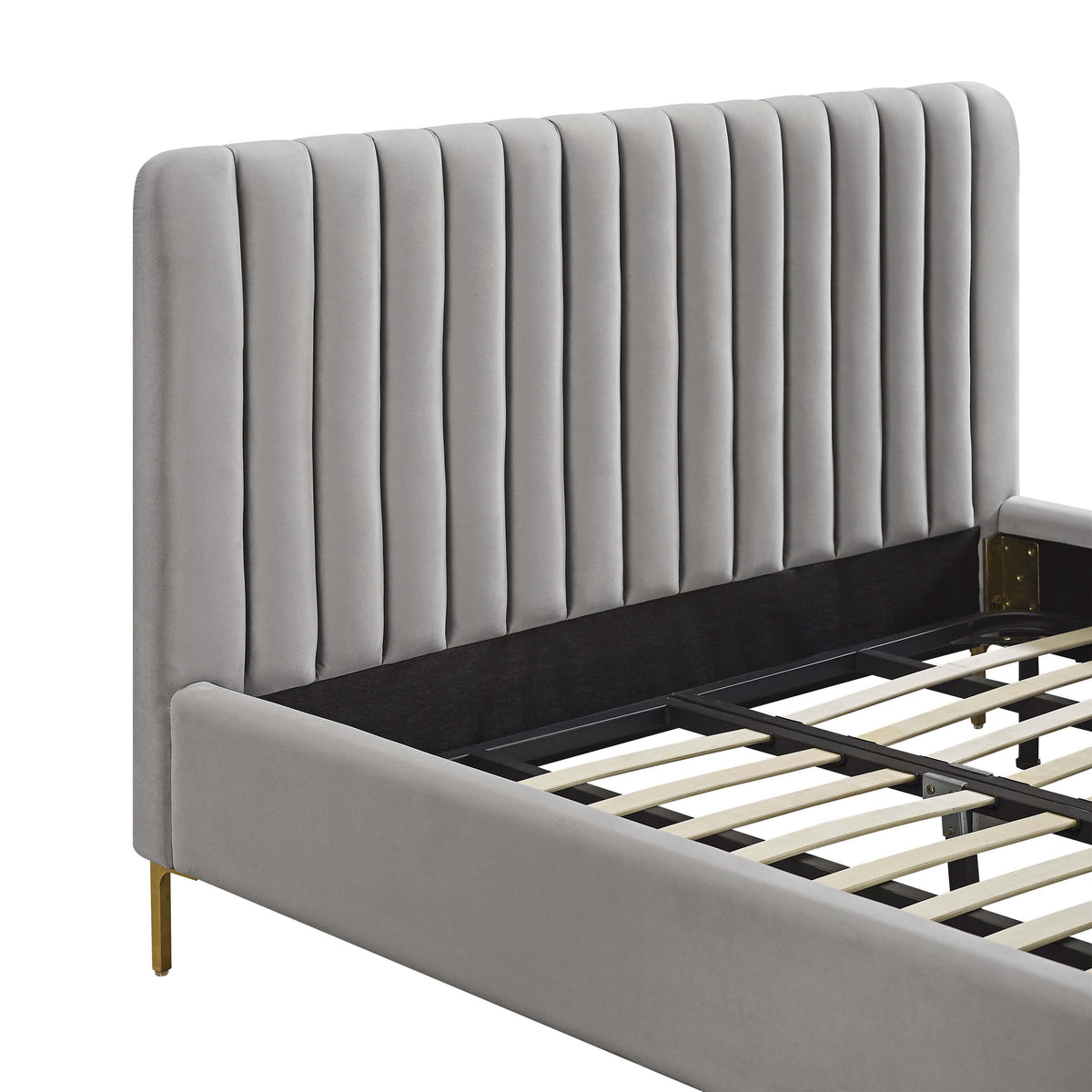 Angela Performance Velvet Bed by TOV Furniture – several options shown