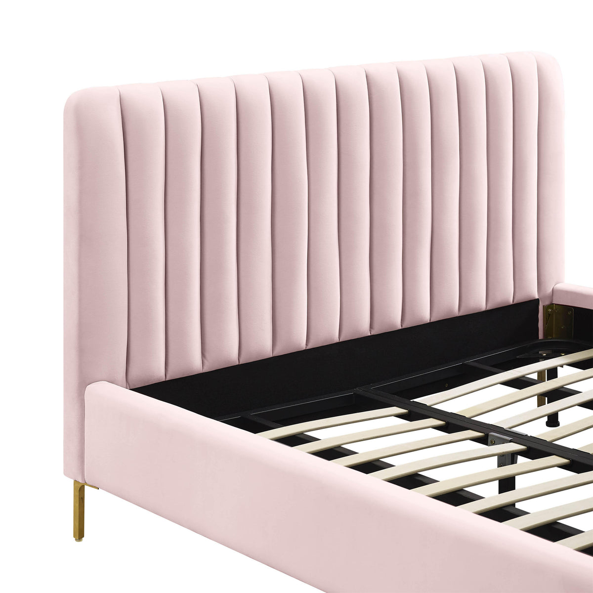 Angela Performance Velvet Bed by TOV Furniture – several options shown