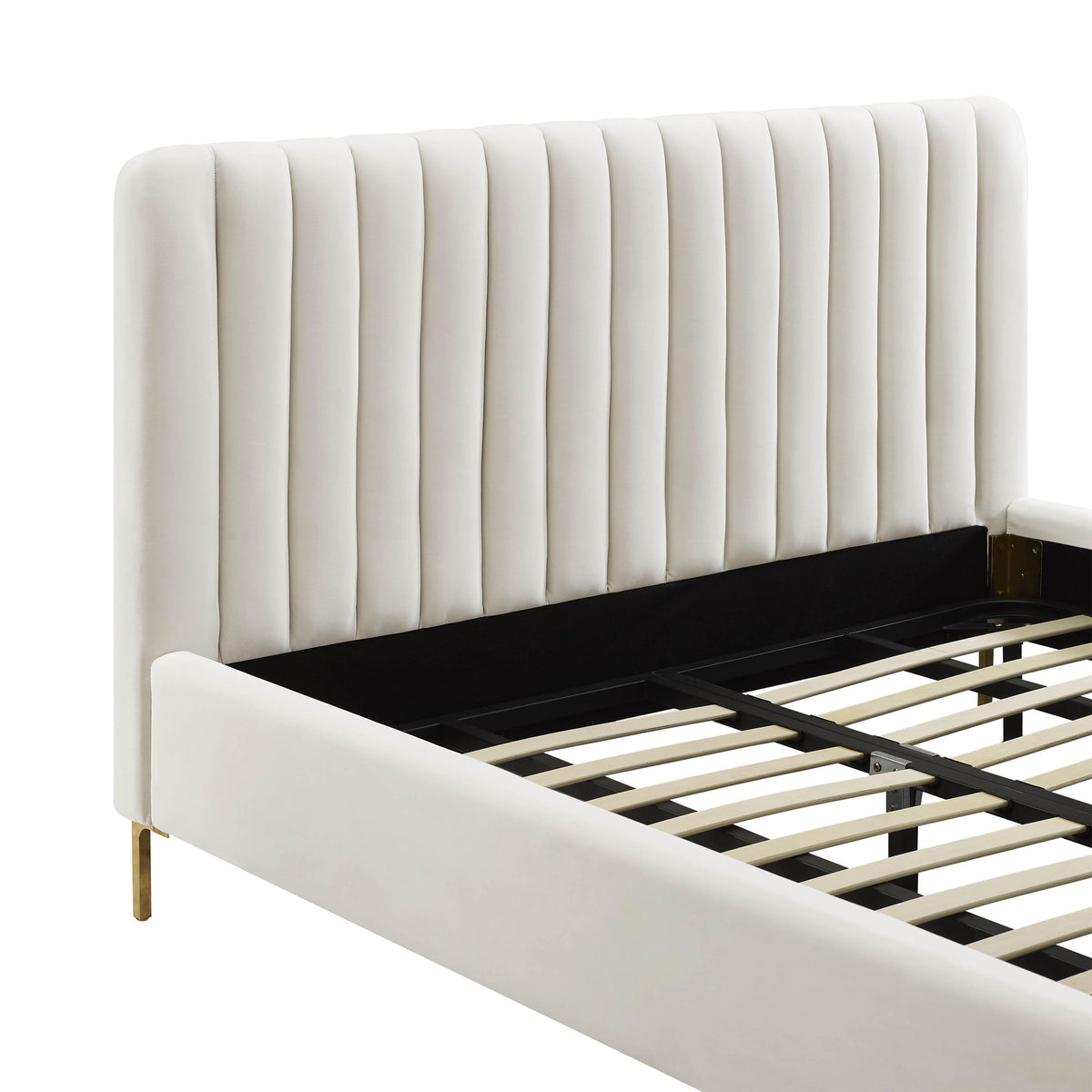 Angela Performance Velvet Bed by TOV Furniture – several options shown
