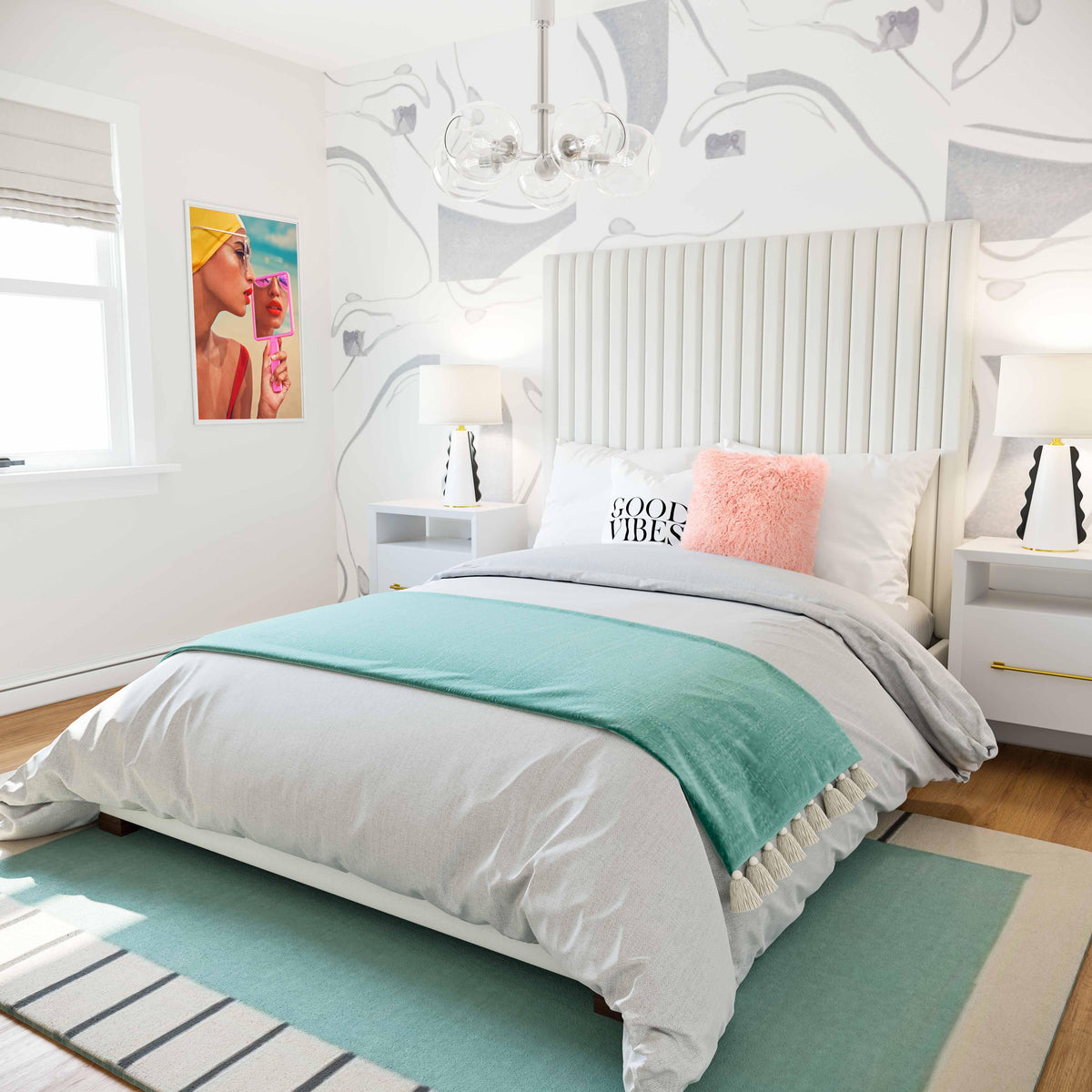 Arabelle Performance Velvet Bed by TOV Furniture – several options shown