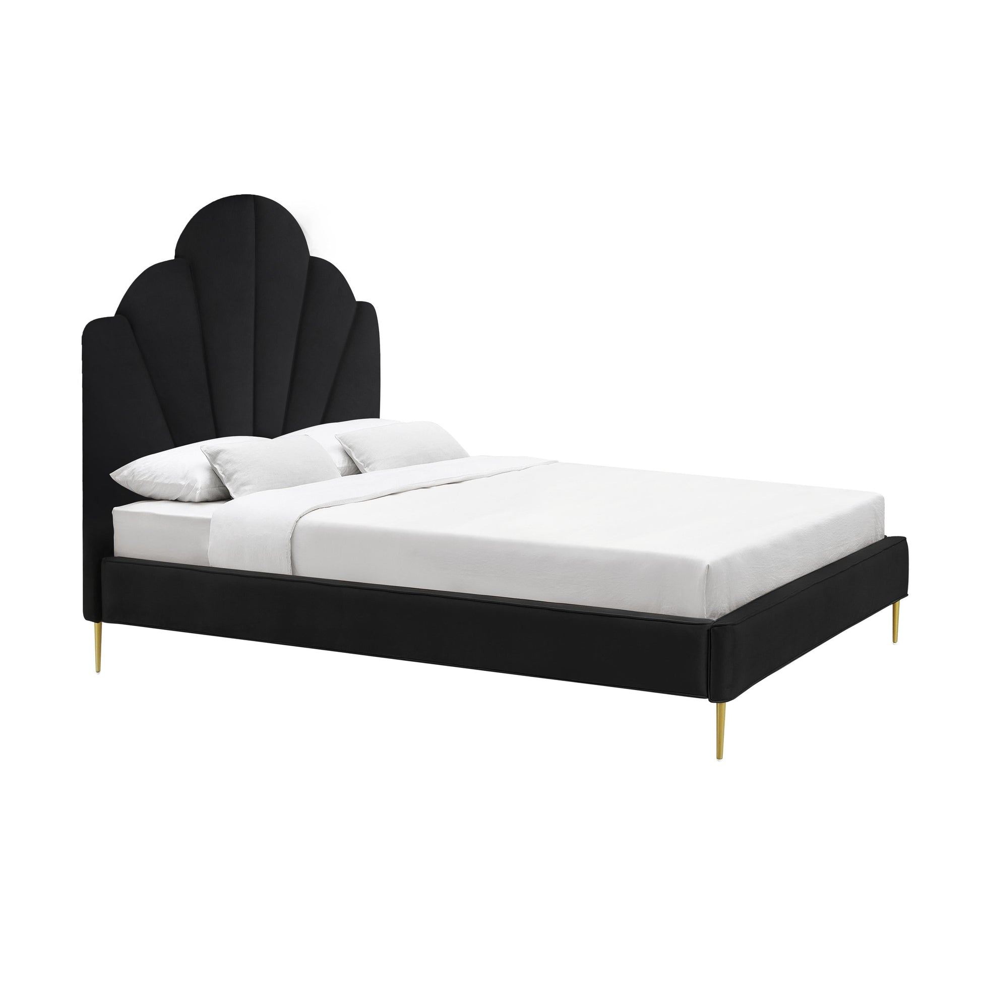 Bianca Velvet Bed by TOV B68349