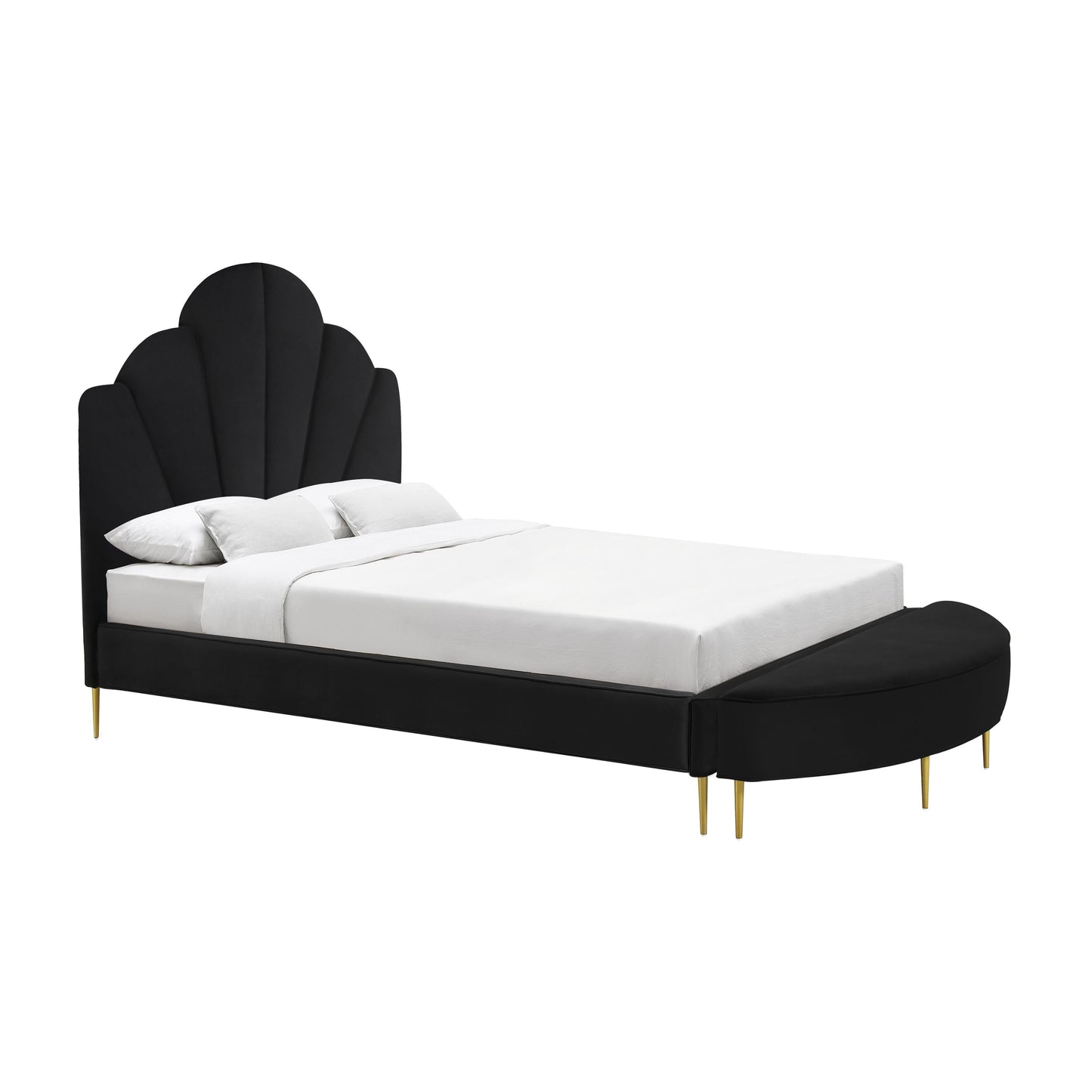 Bianca Velvet Bed by TOV B68364