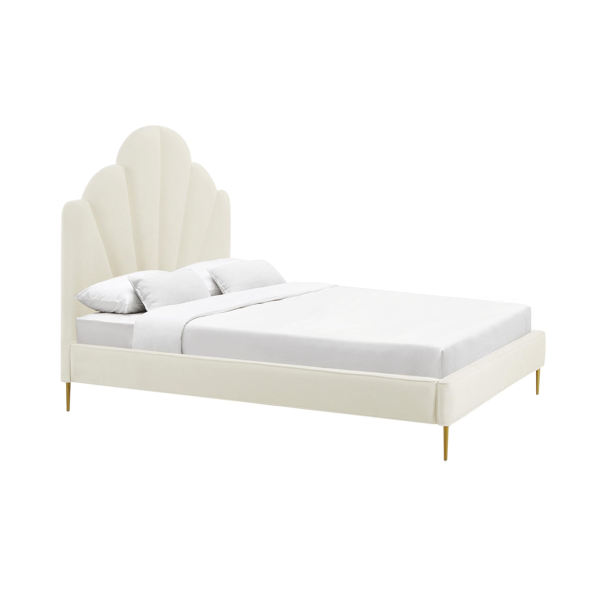 Bianca Velvet Bed by TOV B68363