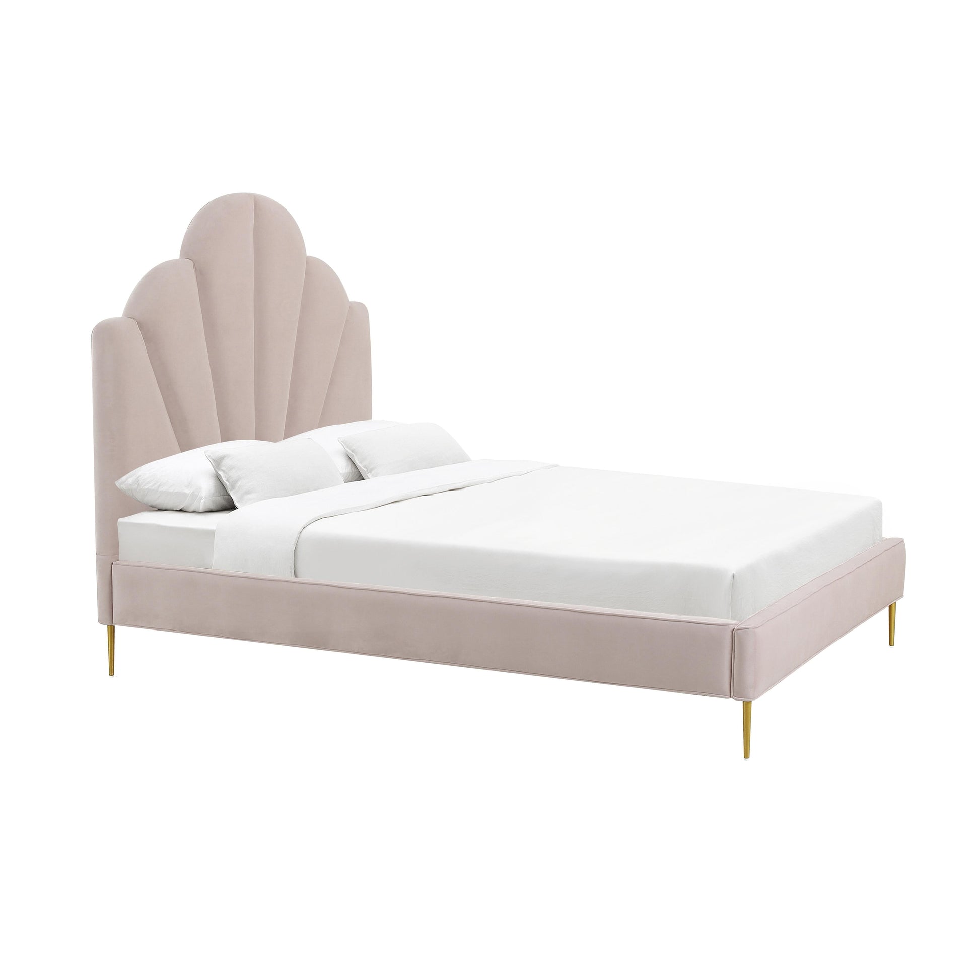 Bianca Velvet Bed by TOV B68362