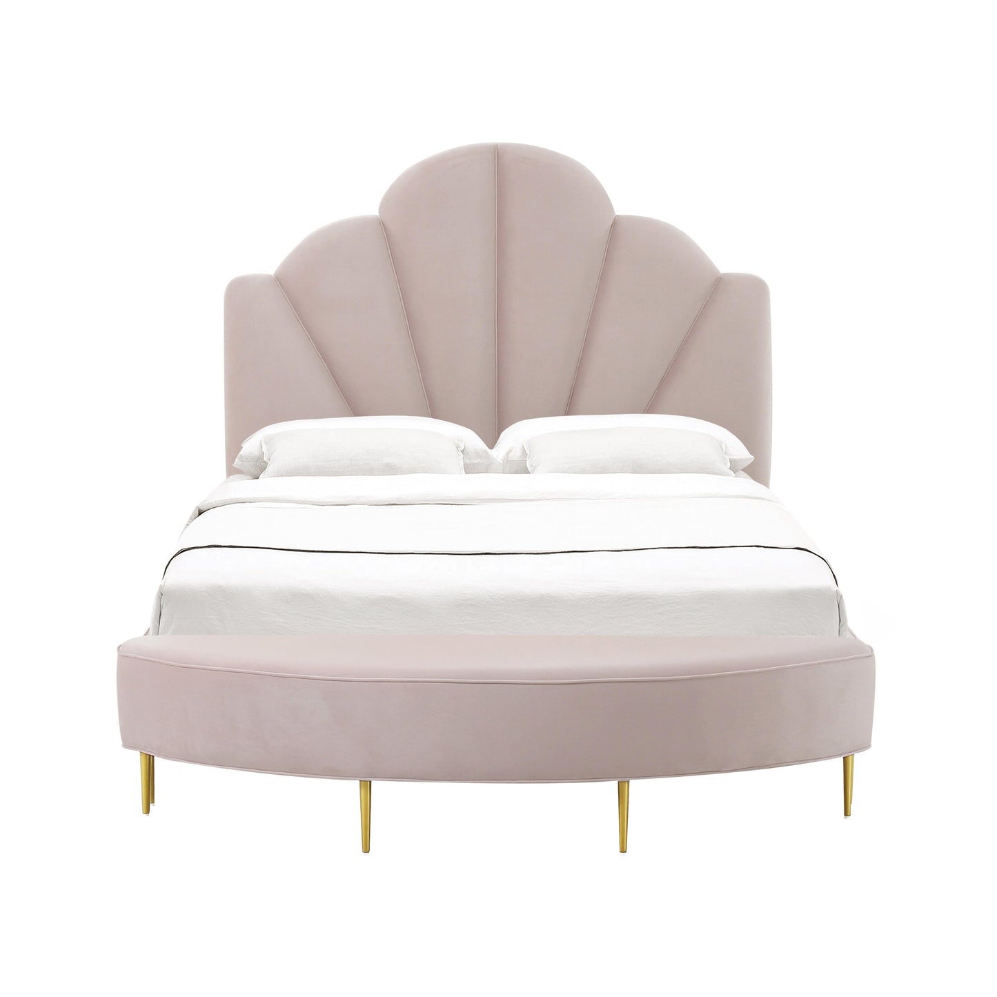 Bianca Velvet Bed by TOV B68363