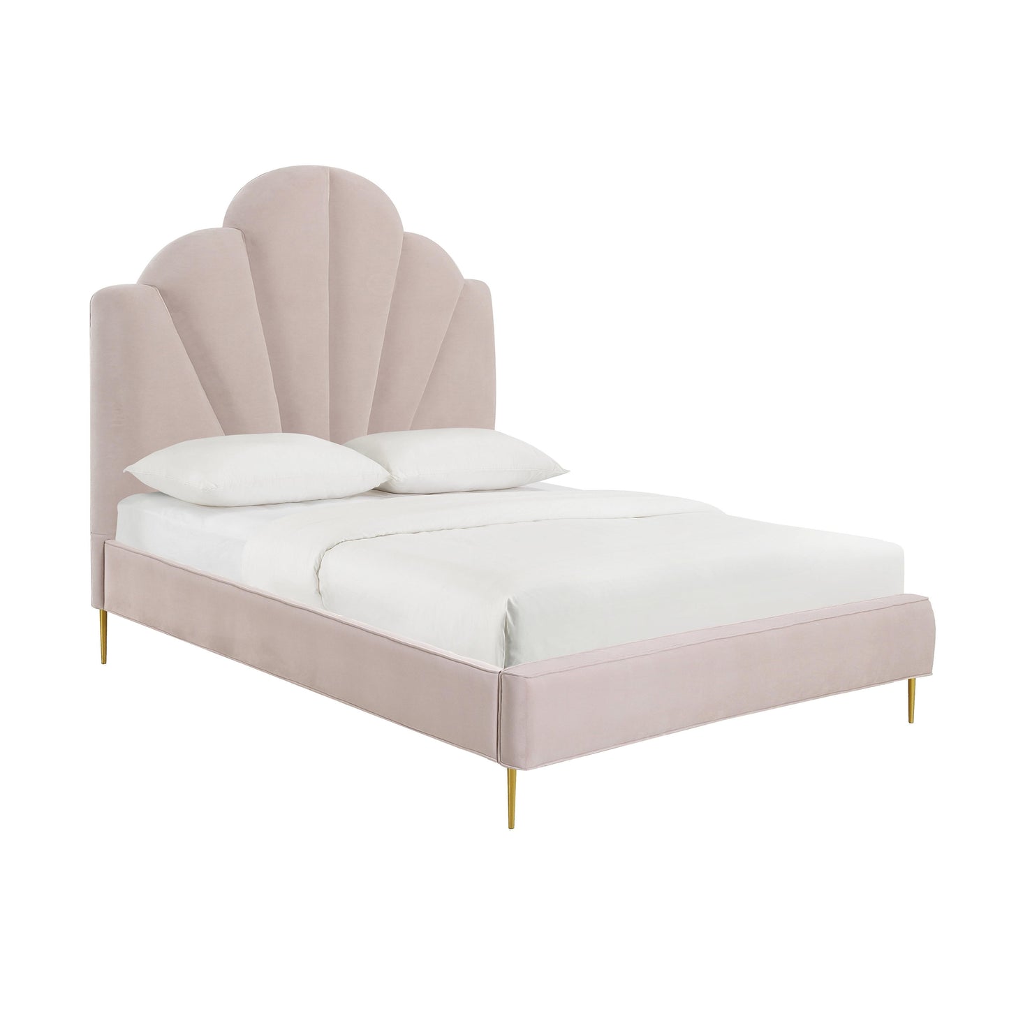 Bianca Velvet Bed by TOV B68364