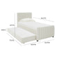 Angela Velvet Trundle Bed In Twin by TOV B68377